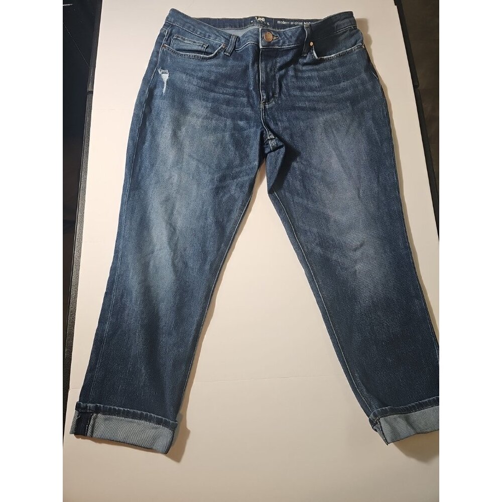 Women's Lee Riders Blue Modern Mid-Rise  Jeans 16M (HL288)